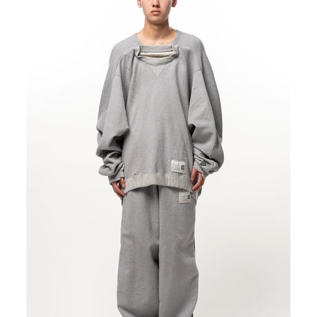 Maison MIHARA YASUHIRO: Thermal Pullover Combined Sweatshirt