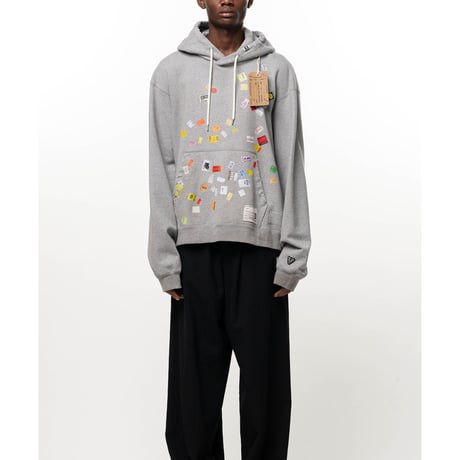 Maison MIHARA YASUHIRO : Price Tag Sticker Printed Hoodie