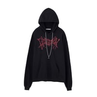 JOHN LAWRENCE SULLIVAN : "PHLEGETHON" HOODIE WITH NECKLACE