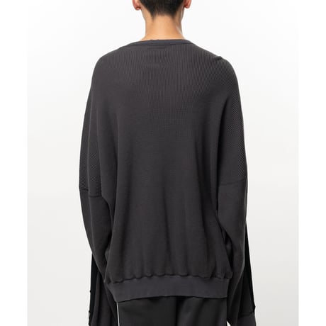 Maison MIHARA YASUHIRO: Thermal Pullover Combined Sweatshirt