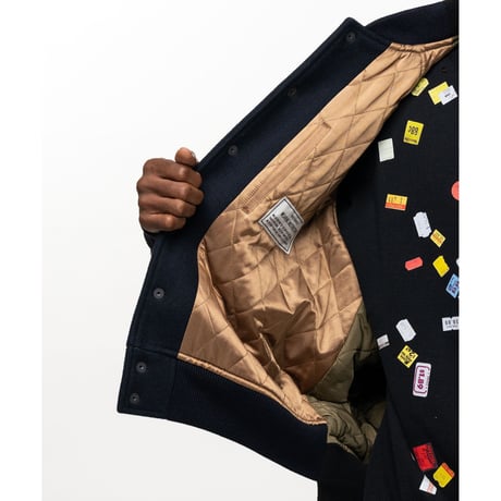 Maison MIHARA YASUHIRO : Front Back Combined Stadium Jacket