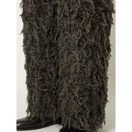 TAAKK : SHAGGY DENIM PANTS