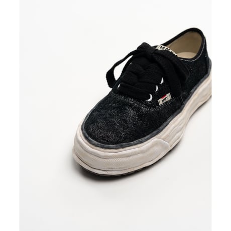 Maison MIHARA YASUHIRO : "BAKER 26" OG Sole Glittery Suede Low-top Sneakers