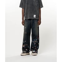 Maison MIHARA YASUHIRO: Kids Sticker Printed Baker Denim Pants