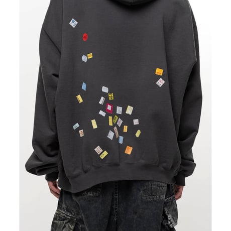 Maison MIHARA YASUHIRO : Price Tag Sticker Printed Hoodie