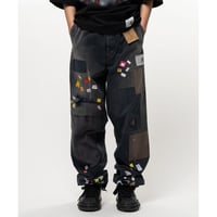 Maison MIHARA YASUHIRO: Price Tag Sticker Print Repaired Pants