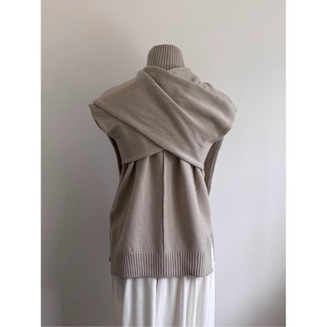 Takemaru : LONG SLEEVE TIED SWEATER