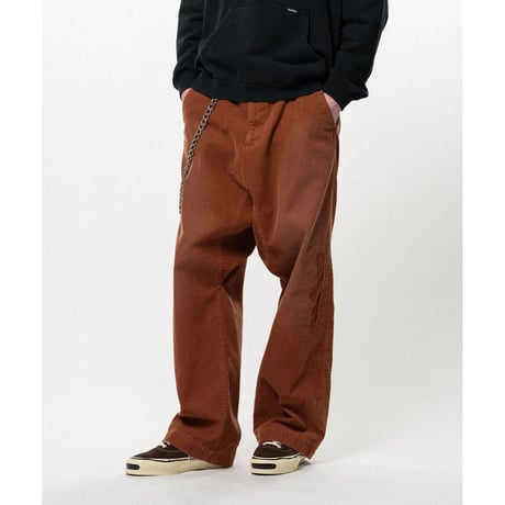 KAMIYA : Repaired Corduroy Sarouel Pants