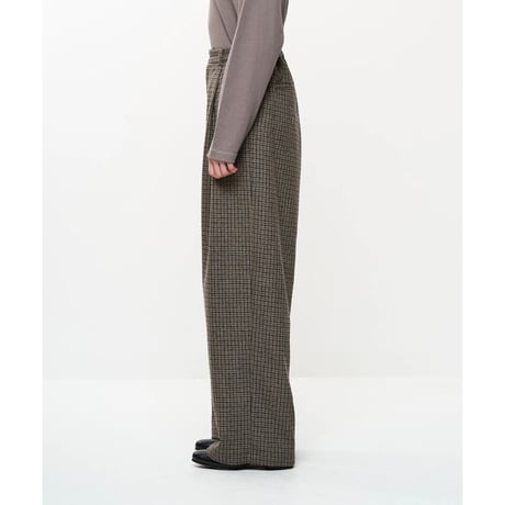 Juha : CHECK WIDE EASY PANTS