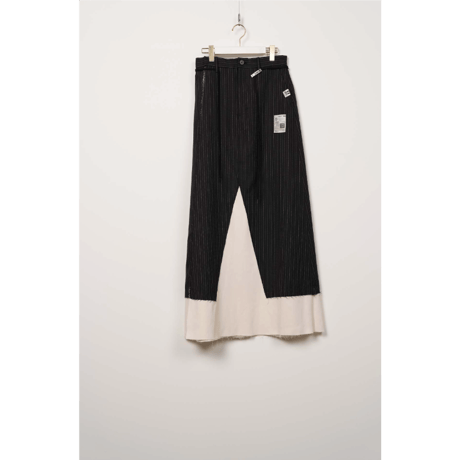 Maison MIHARA YASUHIRO : WOOL SLACKS COMBINED SKIRT