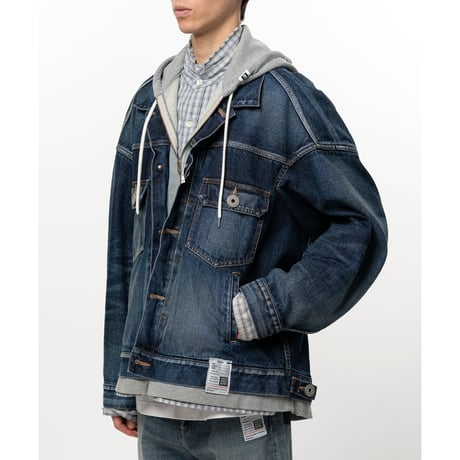 Maison MIHARA YASUHIRO: Triple Layered Denim Jacket