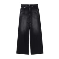 JOHN LAWRENCE SULLIVAN : WASHED DENIM WIDE PANTS