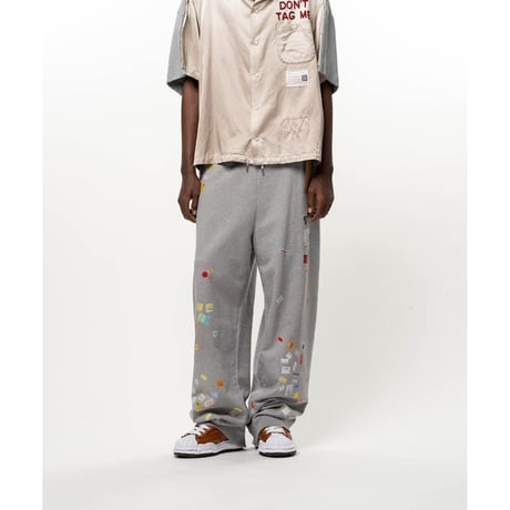 Maison MIHARA YASUHIRO: Price Tag Sticker Printed Sweat Pants