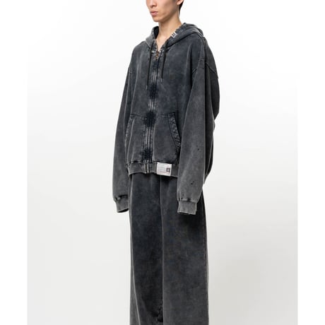 Maison MIHARA YASUHIRO: Bleached Zip-up Hoodie