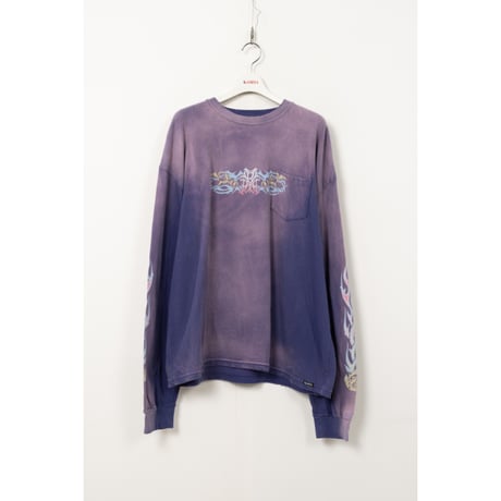 KAMIYA : “ROSE-KMY” L/S Pocket Tee