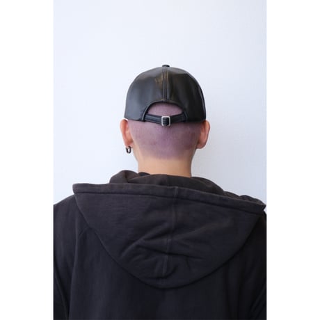 JOHN LAWRENCE SULLIVAN :EMBROIDERED LEATHER CAP
