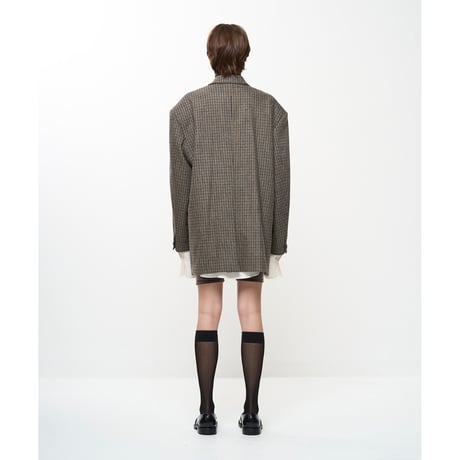 Juha  : OVERSIZED CHECK JACKET