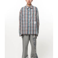 Maison MIHARA YASUHIRO : CHECK LONG SLEEVE SHIRT