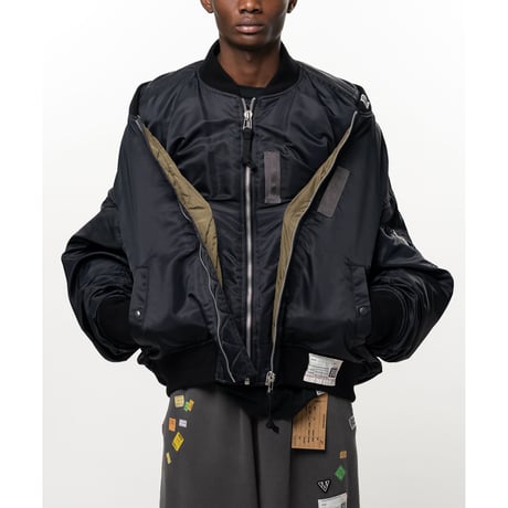 Maison MIHARA YASUHIRO : Shifted Layer Flight Jacket