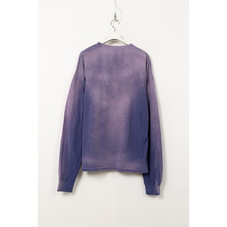 KAMIYA : "LOVING" Distressed Long-Sleeve Pocket T-shirt