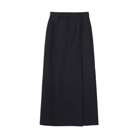 JOHN LAWRENCE SULLIVAN : WOOL GABARDINE SLIT SKIRT