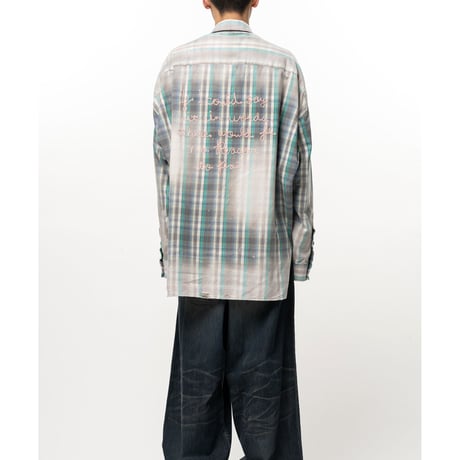 Maison MIHARA YASUHIRO : Vintage Like Check Shirt