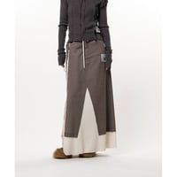 Maison MIHARA YASUHIRO : WOOL SLACKS COMBINED SKIRT