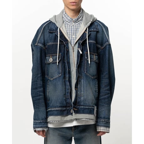 Maison MIHARA YASUHIRO: Triple Layered Denim Jacket