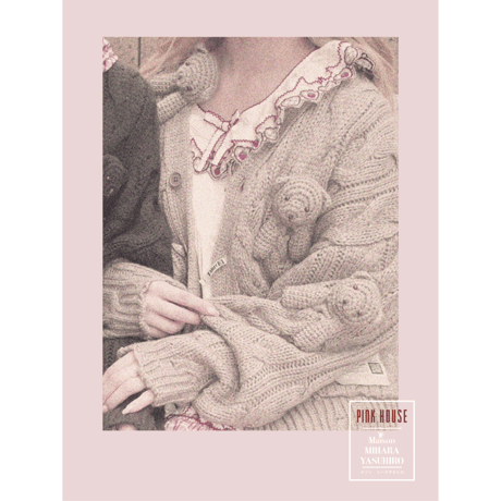 Maison MIHARA YASUHIRO : PINK HOUSE BEARS KNIT CARDIGAN