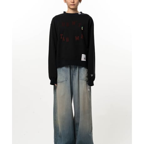 Maison MIHARA YASUHIRO: Don't Tag Me. Flocky Printed Sweatshirt