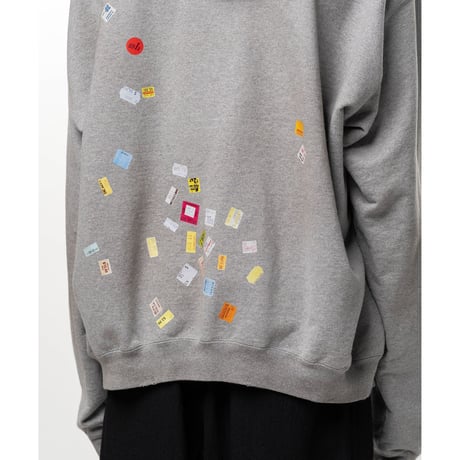 Maison MIHARA YASUHIRO : Price Tag Sticker Printed Hoodie