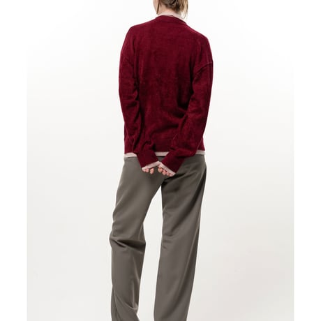 Maison MIHARA YASUHIRO: Layered Knit Cardigan