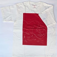 佐野洋子：Tシャツ「女の一生」（赤）