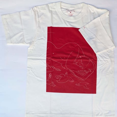 佐野洋子：Tシャツ「女の一生」（赤）