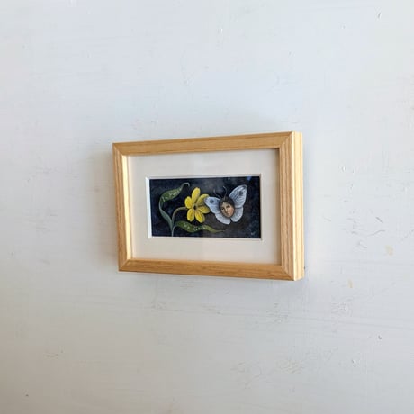 ただあやの作品：「In Peace We Grow」（額付）