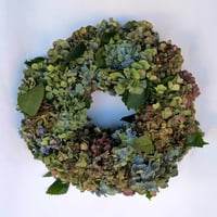 二名良日：紫陽花のリース（中）