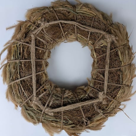 二名良日：狗尾草（猫じゃらし）のリース（中）