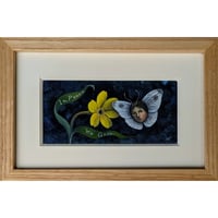 ただあやの作品：「In Peace We Grow」（額付）