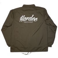HARDEE "OG LOGO COACH JACKET"- COACH JACKET BROWN