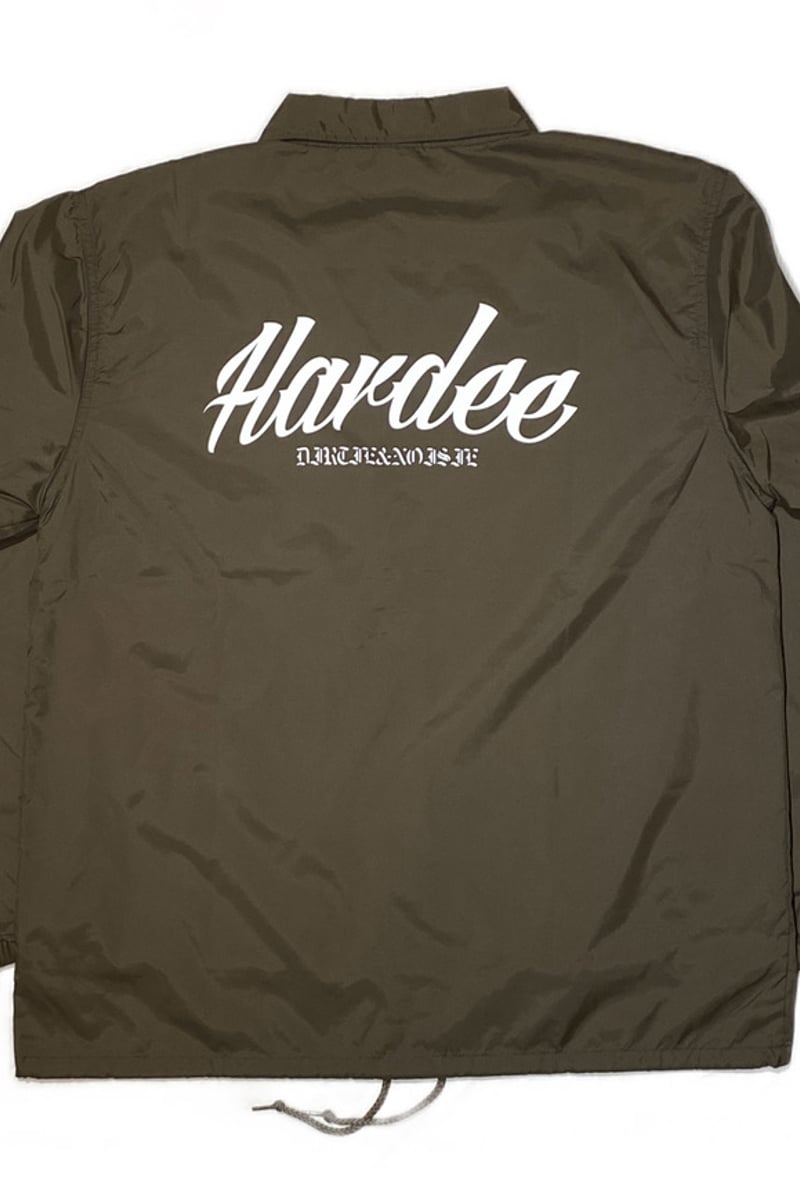 HARDEE OG Logo Coach Jacket Brown