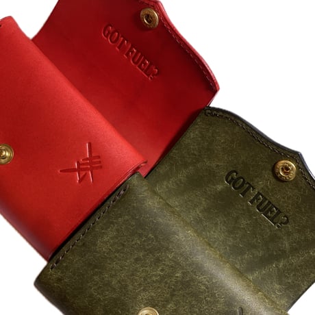 HARDEE "TINY WALLET"-MINI WALLET RED/OLIVE/BROWN/BLACK