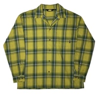 OPEN COLLARED  OMBRE SHIRT YELLOW
