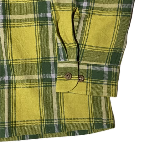 OPEN COLLARED  OMBRE SHIRT YELLOW