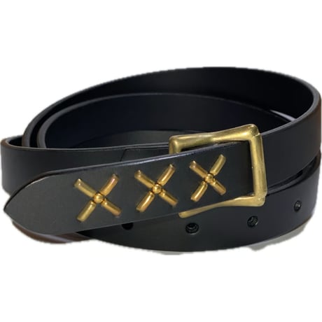 HARDEE "NARROW DROP"-NARROW LONG BELT  BROWN/BLACK