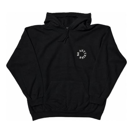 BACKWARDS CRAB-PULL OVER HOODIE BLACK