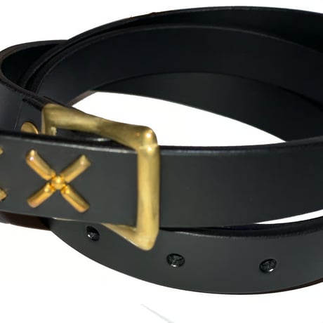 HARDEE "NARROW DROP"-NARROW LONG BELT  BROWN/BLACK