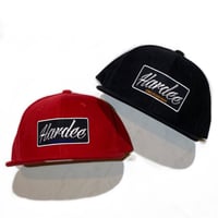 HARDEE "OG LOGO"-CORDUROY CAP RED/BLACK