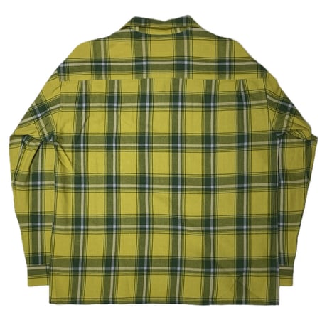 OPEN COLLARED  OMBRE SHIRT YELLOW