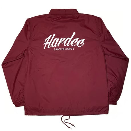 HARDEE "OG LOGO COACH JACKET"- COACH JACKET BURGUNDY