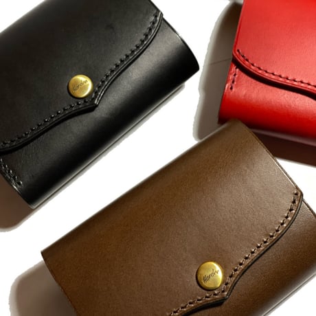 HARDEE "TINY WALLET"-MINI WALLET RED/OLIVE/BROWN/BLACK